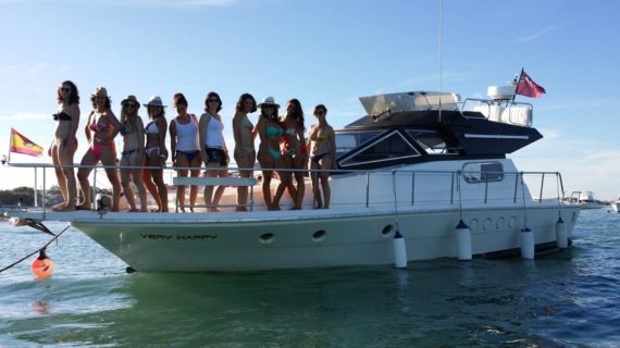 Barcos para fiestas en Málaga