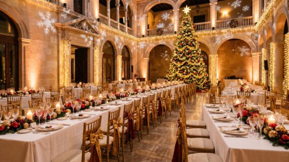 Evento navideño de empresa: show, venue y presupuesto por empleado