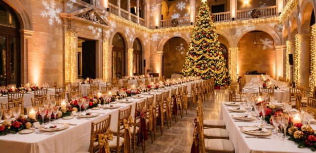 Evento navideño de empresa: show, venue y presupuesto por empleado