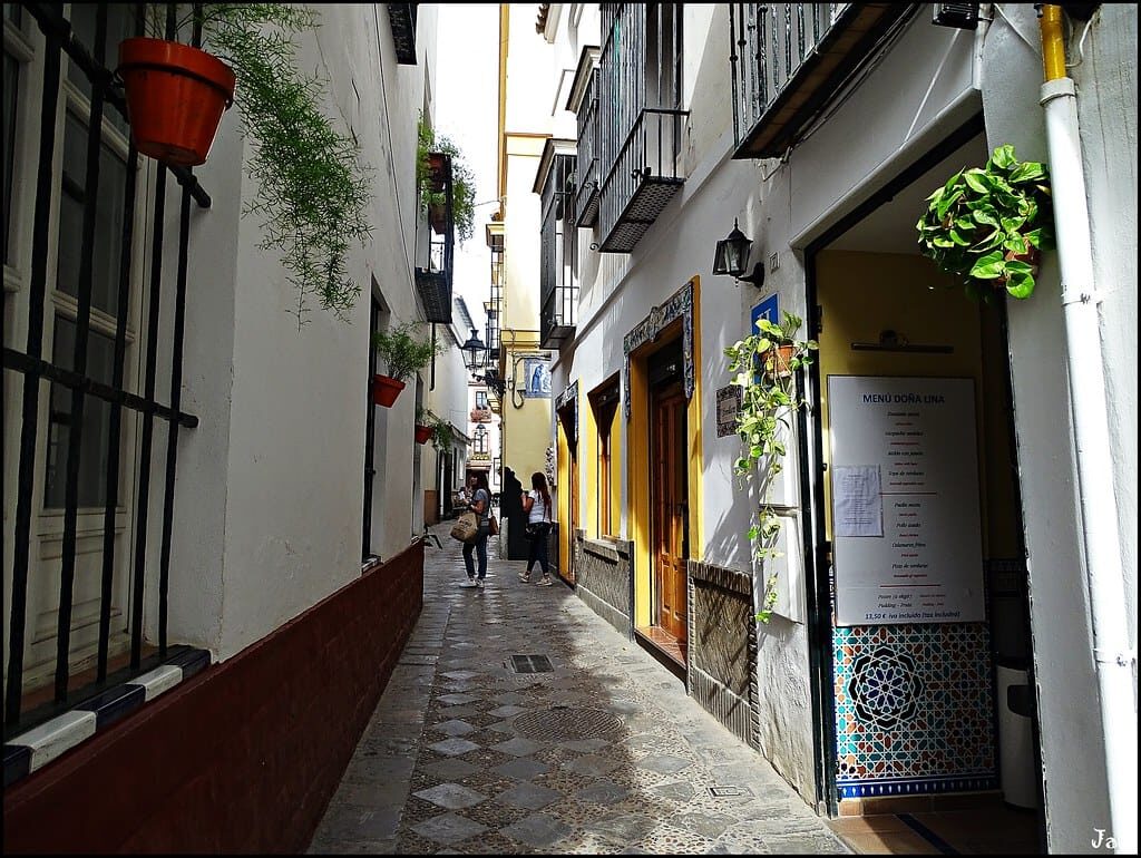 Barrio de Santa Cruz, casco histórico de Sevilla